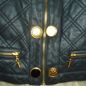 Bisou Bisou Jackets & Coats - BISOU BISOU MICHELE BOHBOT ~ FAUX LEATHER JACKET~M Bisou Bisou Jackets & Coats - BISOU BISOU MICHELE BOHBOT ~ FAUX LEATHER JACKET~M